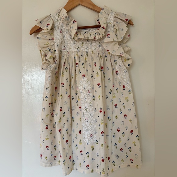 Mi Golondrina blouse in rare ditsy floral print